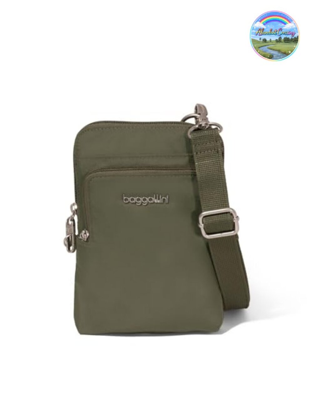 Anti-Theft Slash Resistant RFID Blocking Water-Resistant Nylon Crossbody Bag